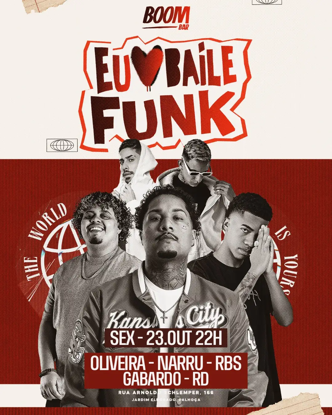 EU ♥ BAILE FUNK - DJ NARRU + DJ OLIVEIRA + DJ RD + DJ RBS + DJ GABARDO