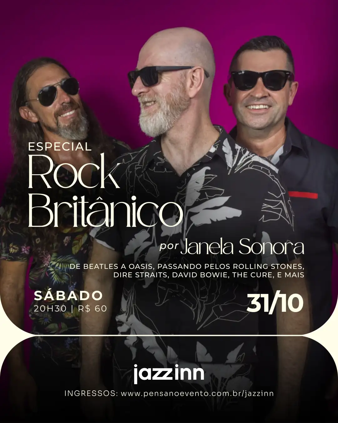 Especial ROCK BRITÂNICO por Janela Sonora