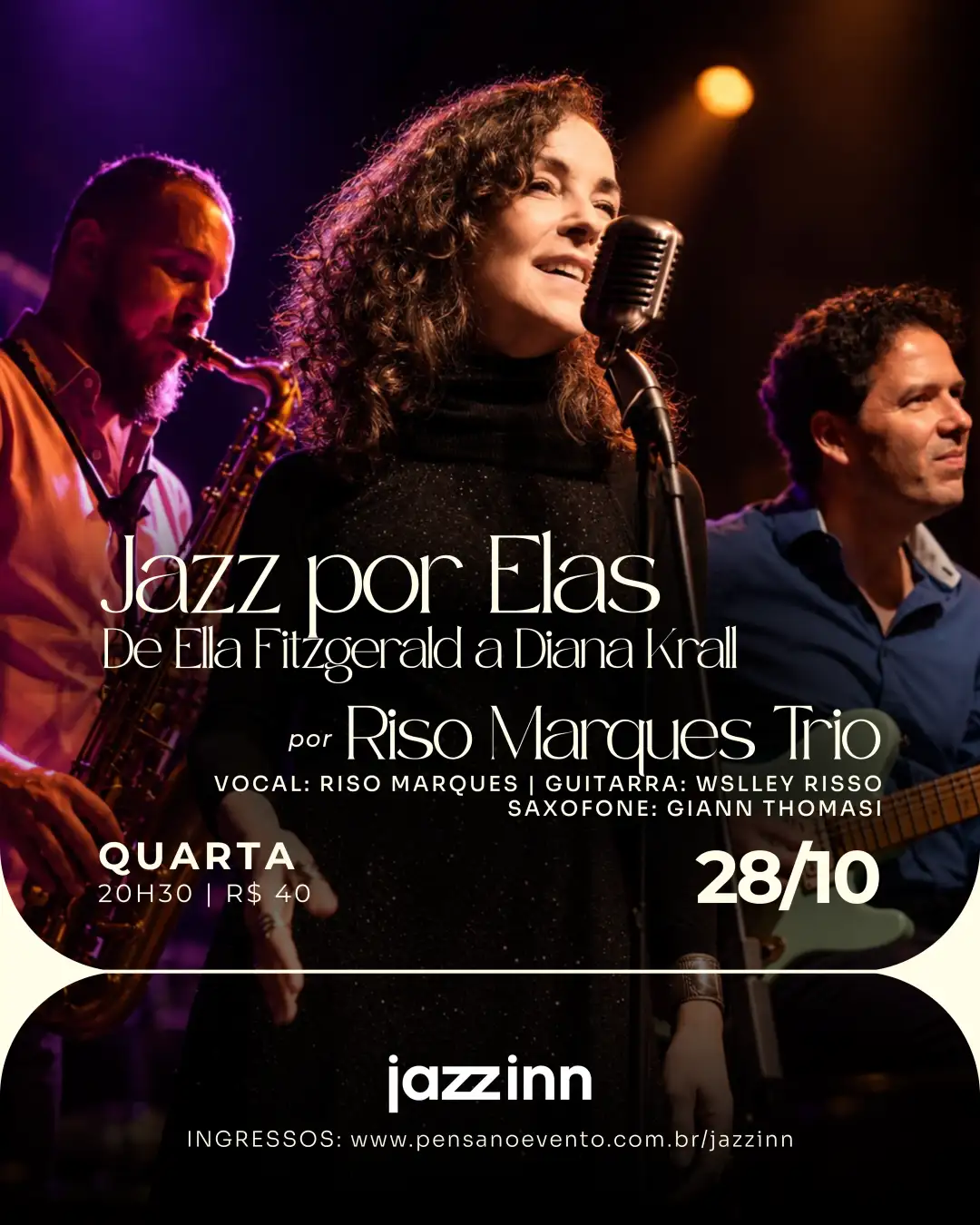 JAZZ POR ELAS por Riso Marques Trio