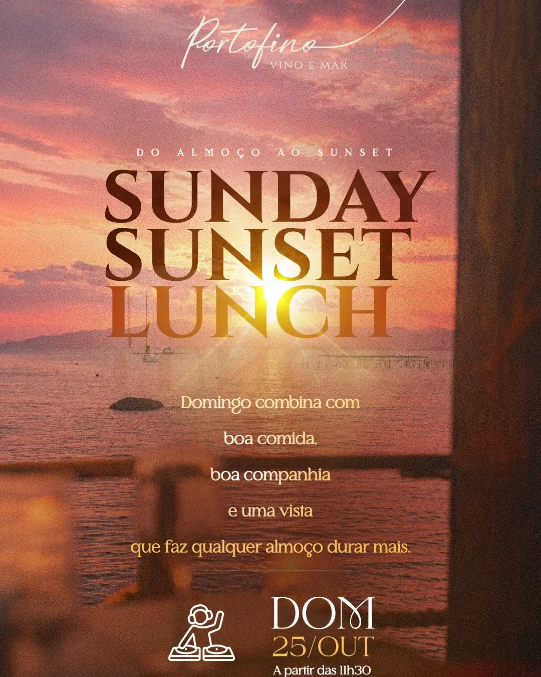 Sunday Sunset Lunch