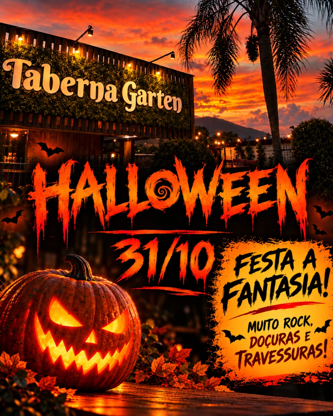 Halloween Taberna Garten