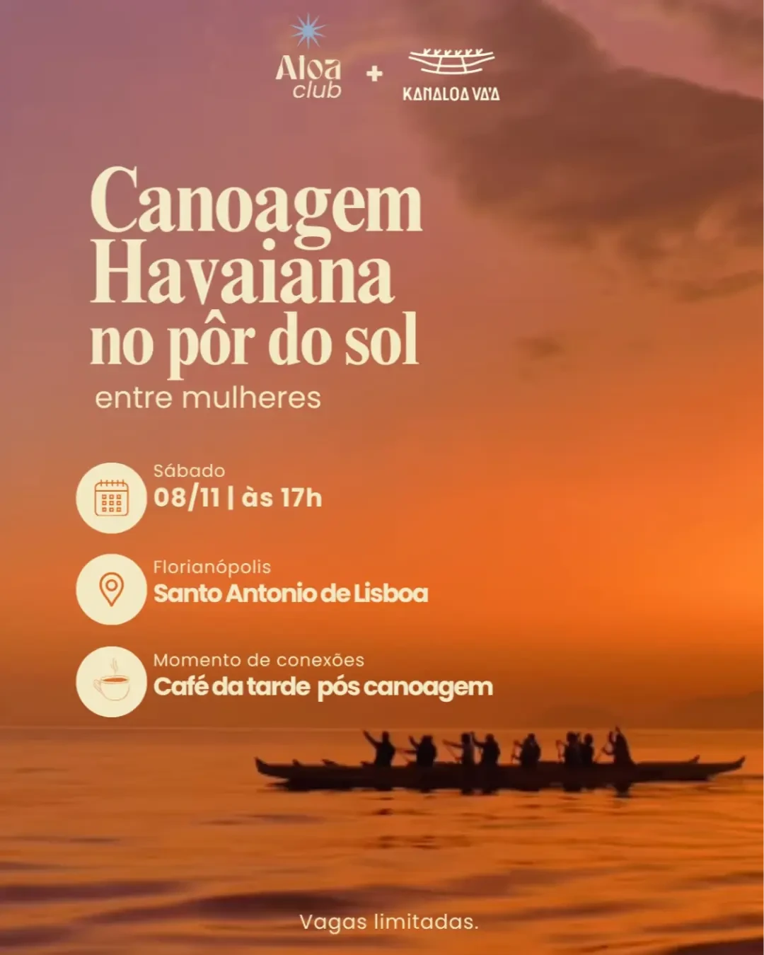 Canoagem havaiana entre mulheres 🌊☀️