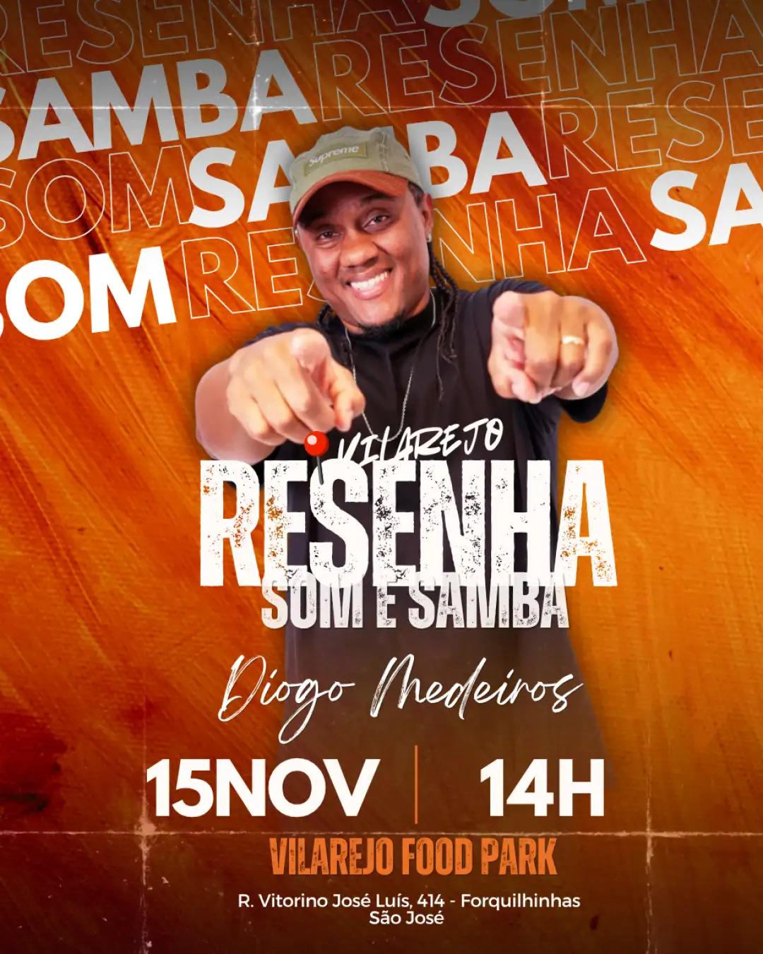 Resenha, som e samba - Diogo Medeiros