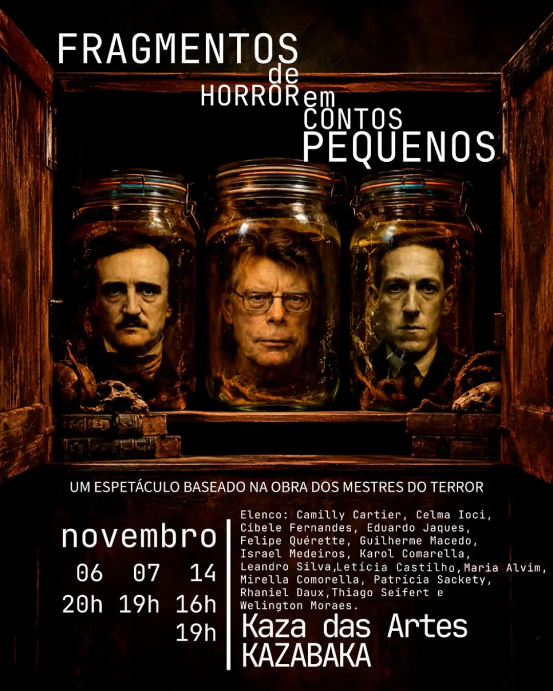 Fragmentos de Horror em Contos Pequenos