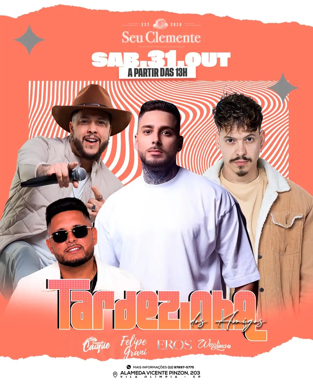 TARDEZINHA DOS AMIGOS | 31.10.2026