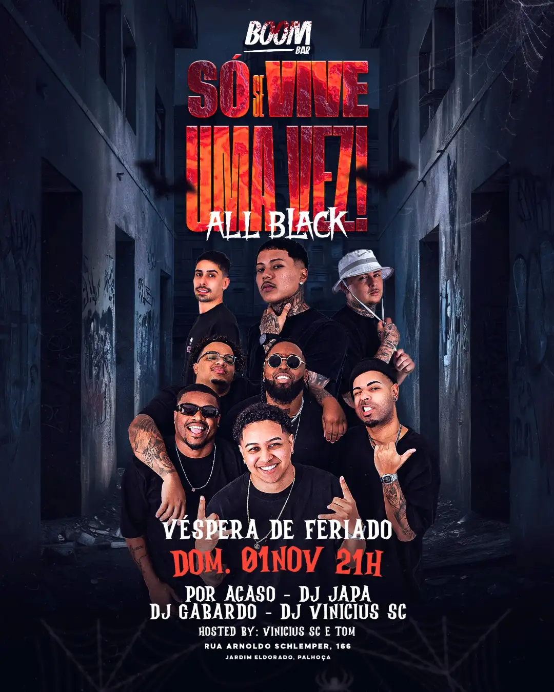 SÓ SE VIVE UMA VEZ - POR ACASO + DJ VINICIUS SC + DJ JAPA + DJ GABARDO
