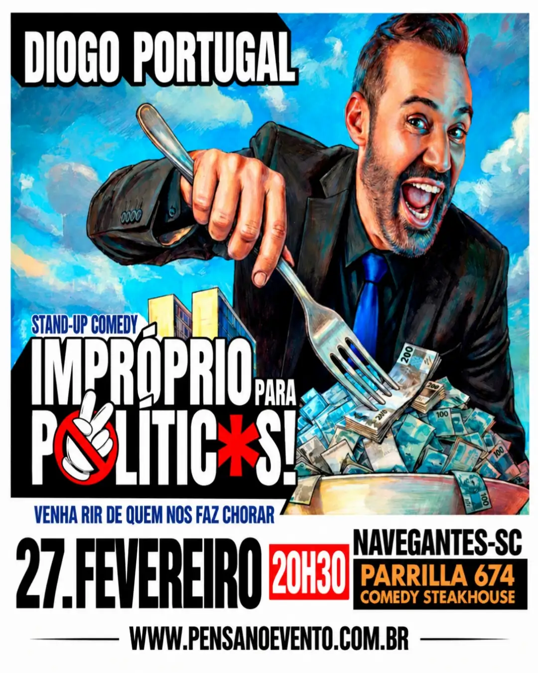 Diogo Portugal em Impróprio para Políticos