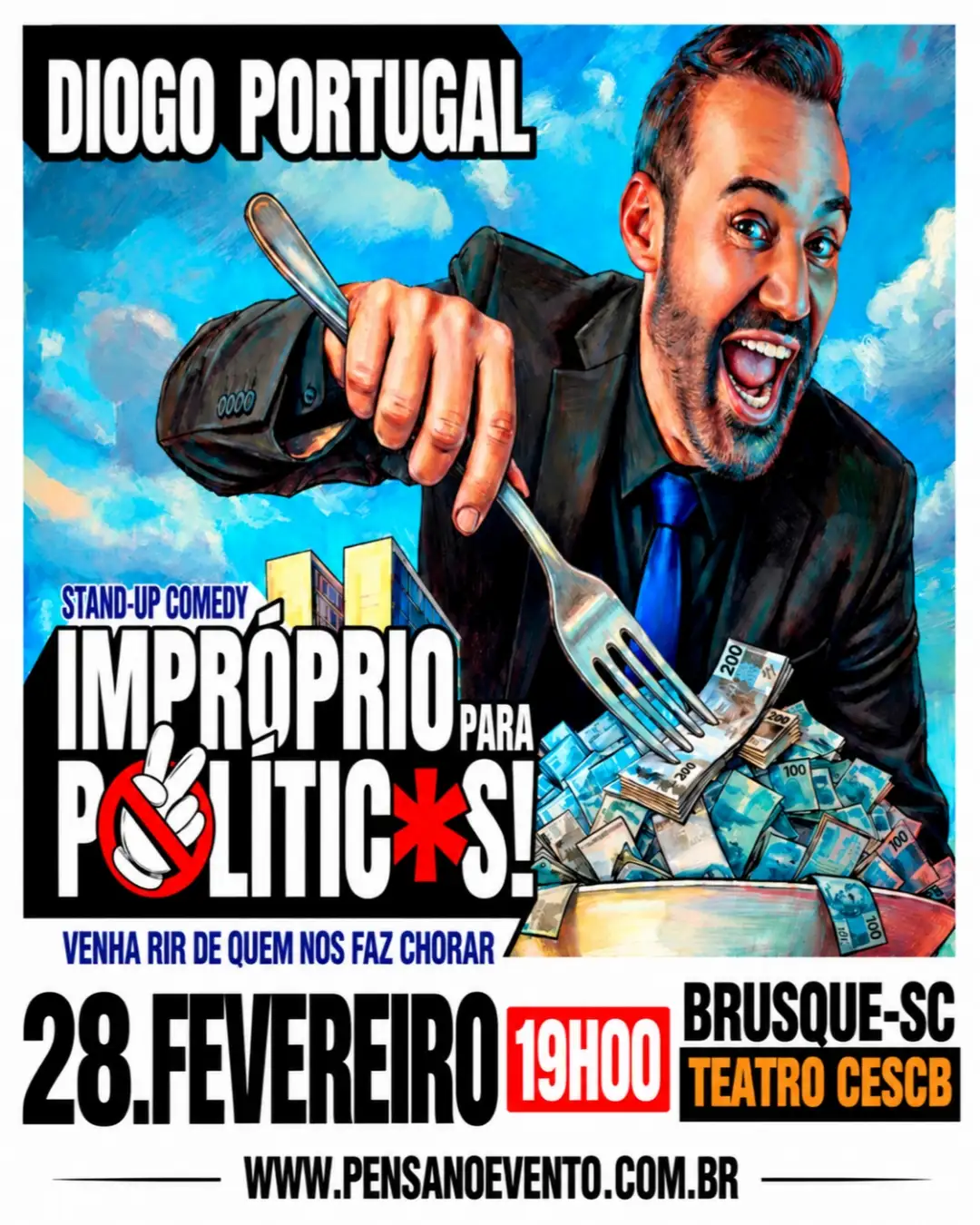Diego Portugal em Impróprio para Políticos