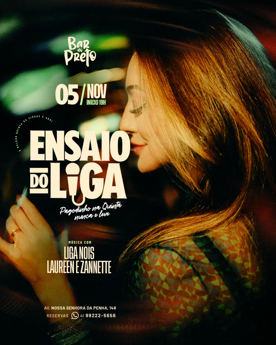 Qui.05.Nov - Ensaio do liga